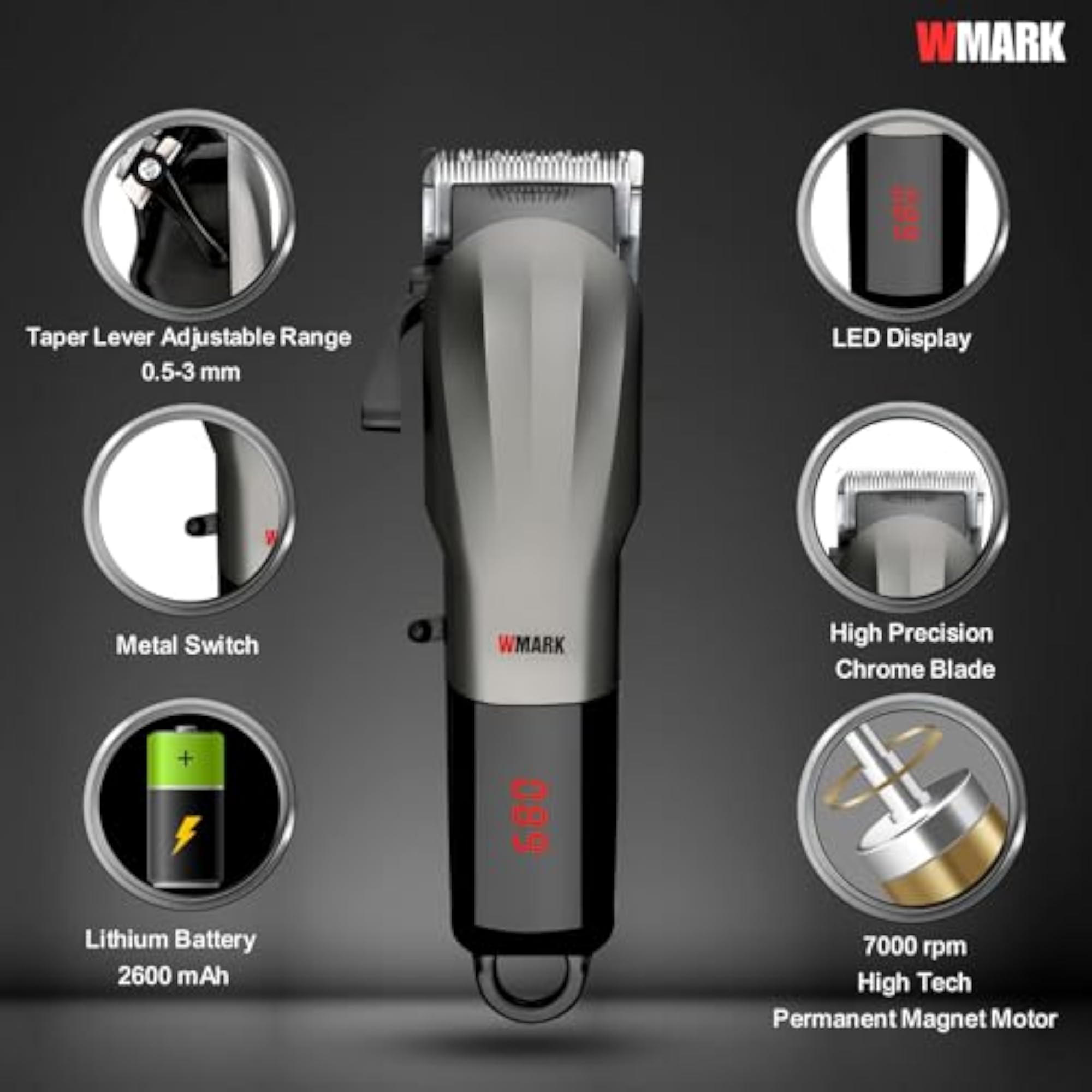 Ng-115 Professional Zero Gapped Hair Clipper